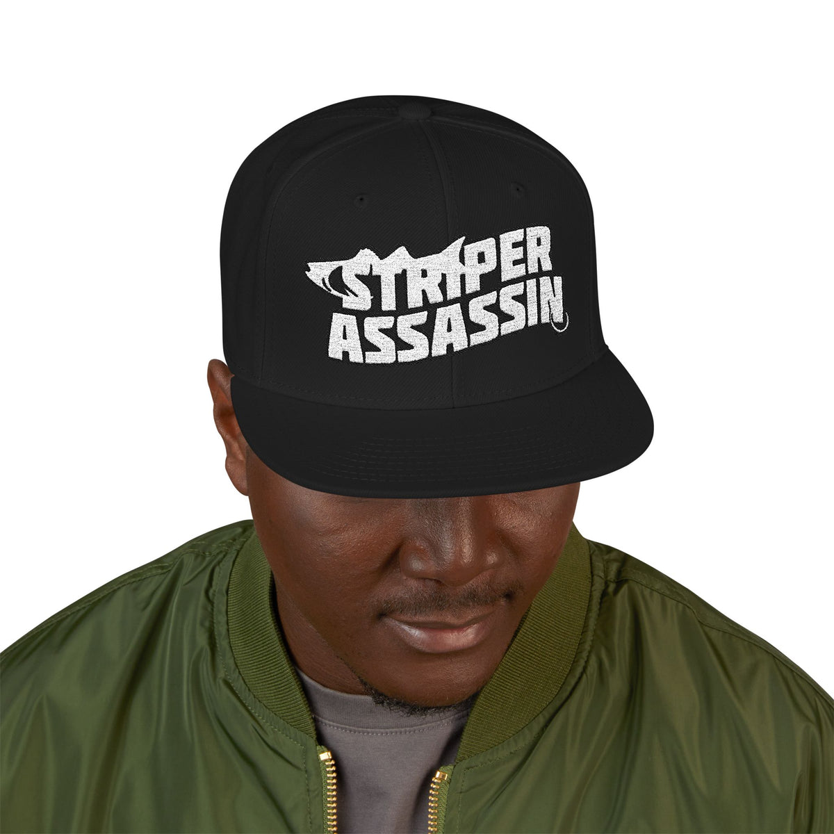 "Striper Assassin" Snapback Hat