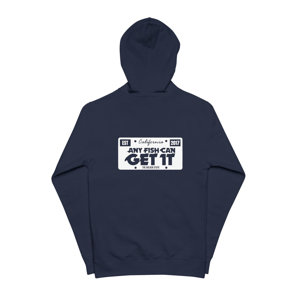 AFCG Logo & License Plate Zip Up Hoodie