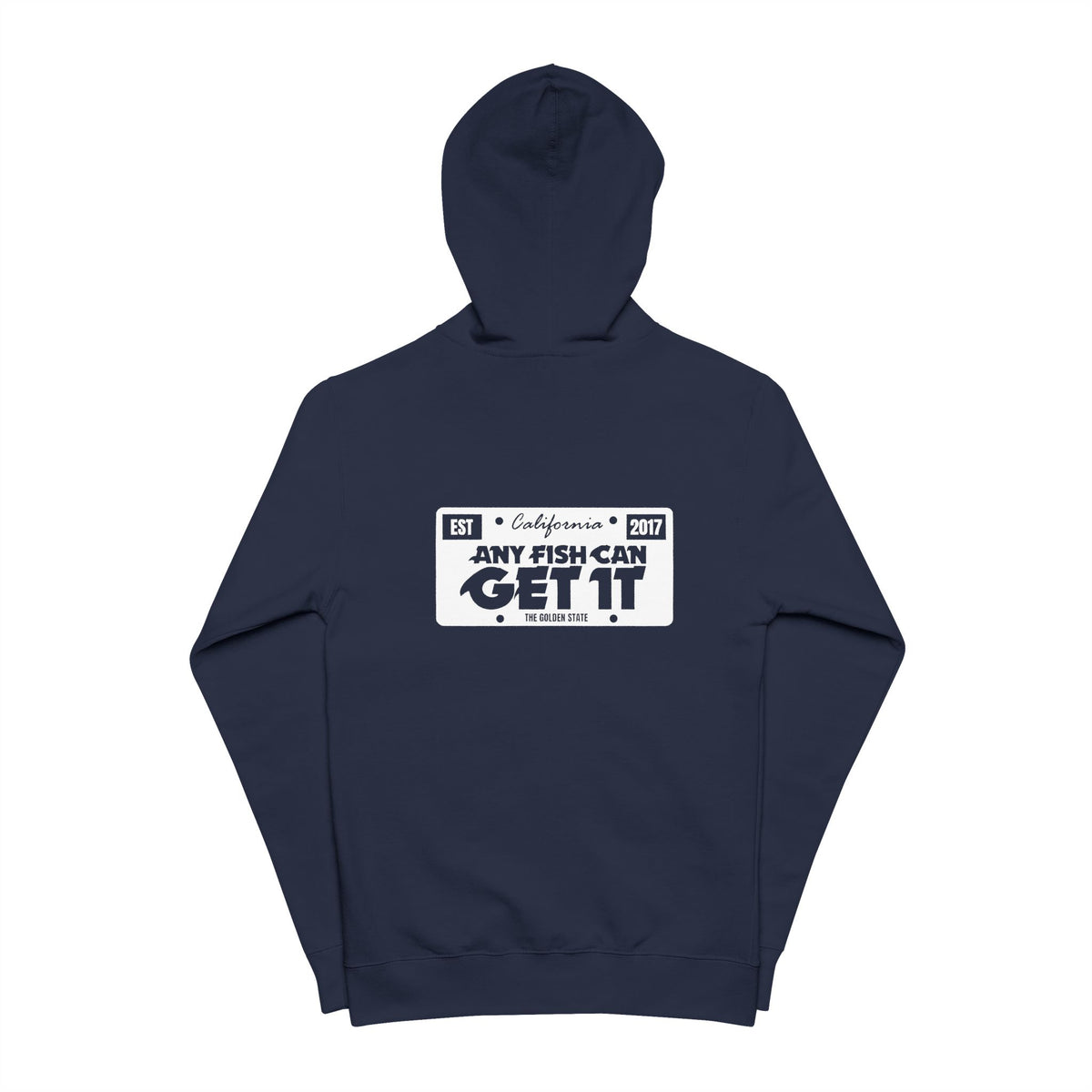AFCG Logo & License Plate Zip Up Hoodie